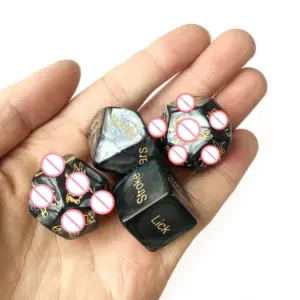 Couples Erotic Dice Game - Kiss, Lick, Suck, Blow & Body Parts Tease - Adult Foreplay Toy for Intimate Fun 5