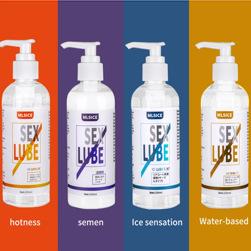 ICE Semen Simulation Lubricant - Milky Stringy + Cooling Sensation - Water-Based Anal/Vaginal/Masturbation Lube (200ml Pump Bottle) 9 1848578958