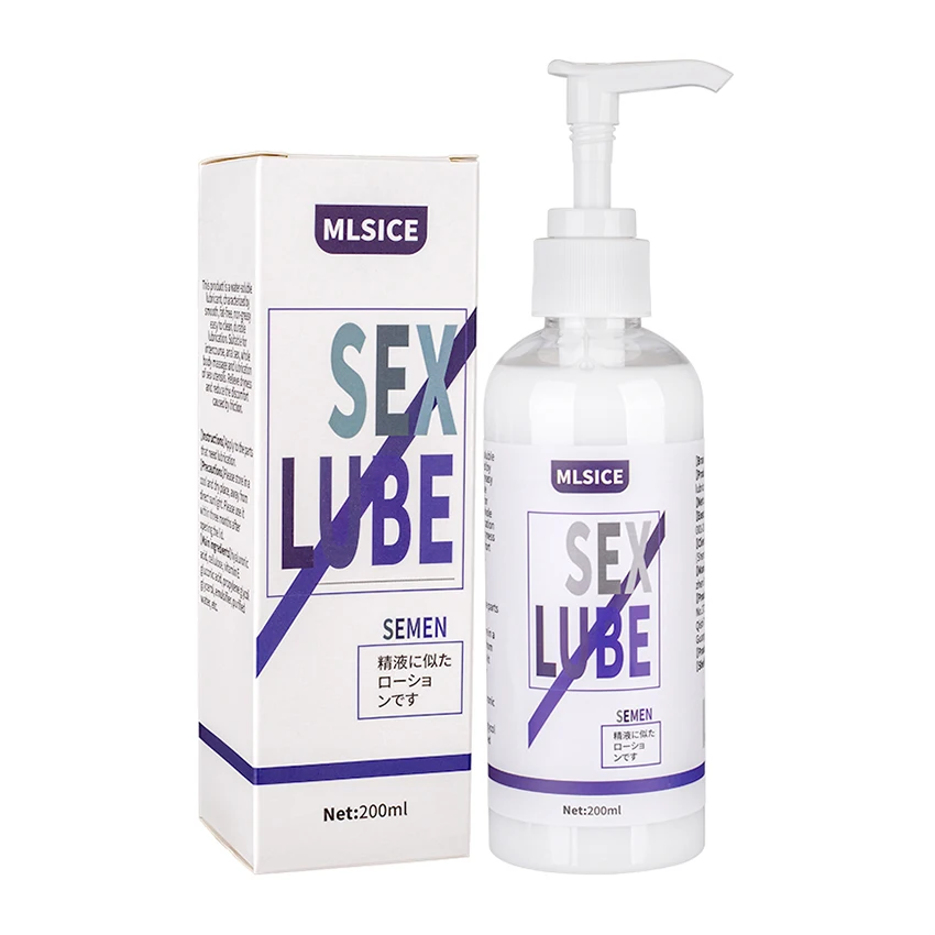 ICE Semen Simulation Lubricant - Milky Stringy + Cooling Sensation - Water-Based Anal/Vaginal/Masturbation Lube (200ml Pump Bottle) 6 ICE Semen Simulation Lubricant - Milky Stringy + Cooling Sensation - Water-Based Anal/Vaginal/Masturbation Lube (200ml Pump Bottle) 6