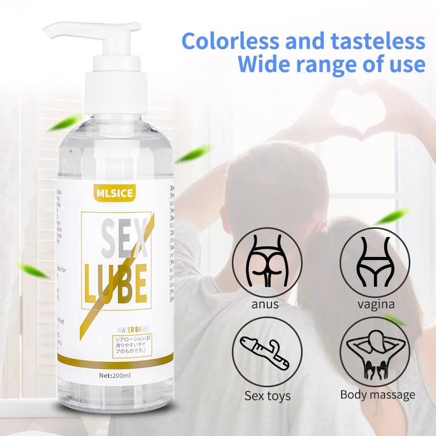 ICE Semen Simulation Lubricant - Milky Stringy + Cooling Sensation - Water-Based Anal/Vaginal/Masturbation Lube (200ml Pump Bottle) 12 2566546581