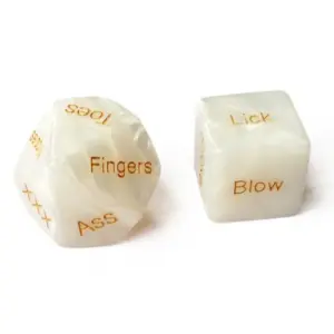 Couples Erotic Dice Game - Kiss, Lick, Suck, Blow & Body Parts Tease - Adult Foreplay Toy for Intimate Fun 4