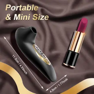 Pulse Suction Clitoral Stimulator - 10 Sucking Modes, IPX8 Waterproof - Air Pulse Oral Sex Simulator Vibrator for Women 4