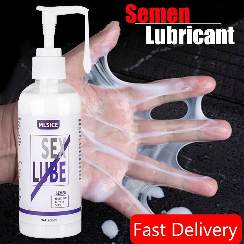 ICE Semen Simulation Lubricant - Milky Stringy + Cooling Sensation - Water-Based Anal/Vaginal/Masturbation Lube (200ml Pump Bottle) 1 ICE Semen Simulation Lubricant - Milky Stringy + Cooling Sensation - Water-Based Anal/Vaginal/Masturbation Lube (200ml Pump Bottle) 1