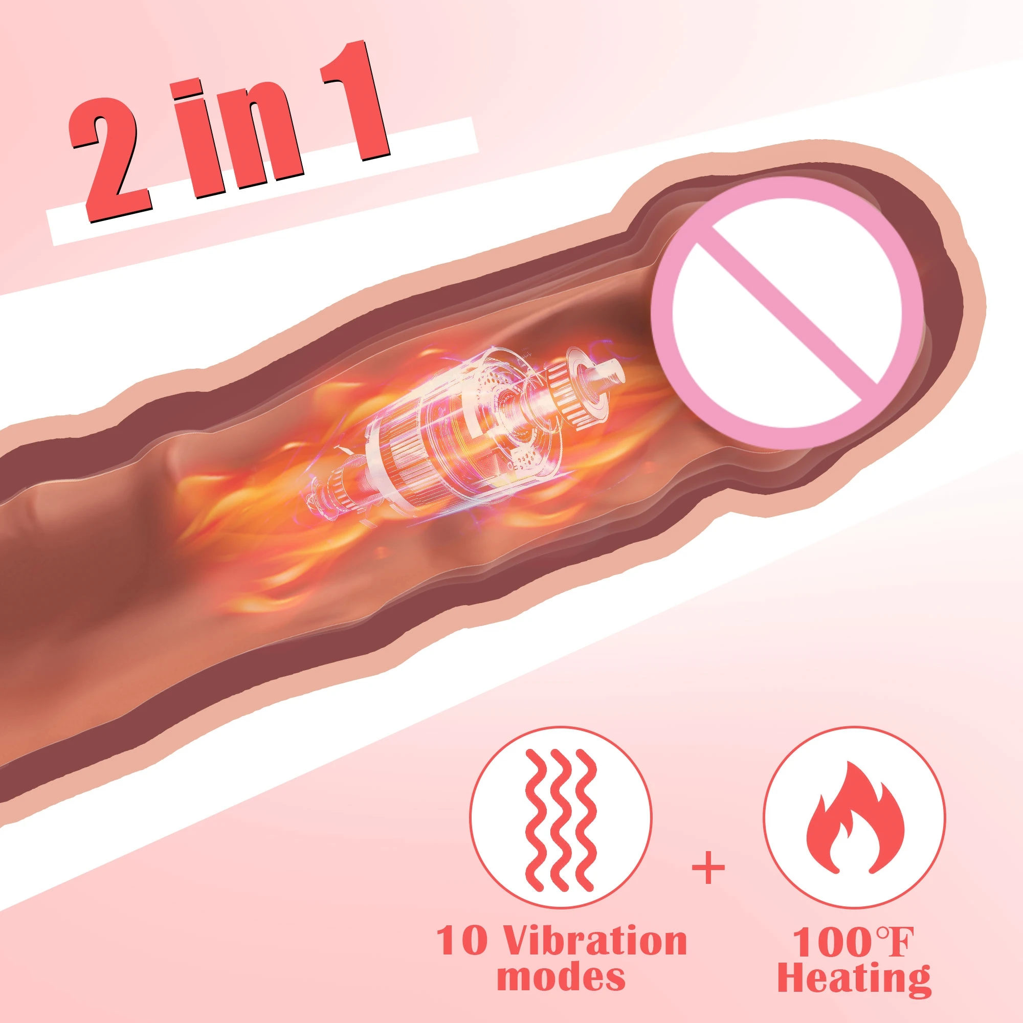 Heating Realistic Vibrator – 10 Vibration Modes, Lifelike Feel, Premium Intimate Experience 13 1703462585