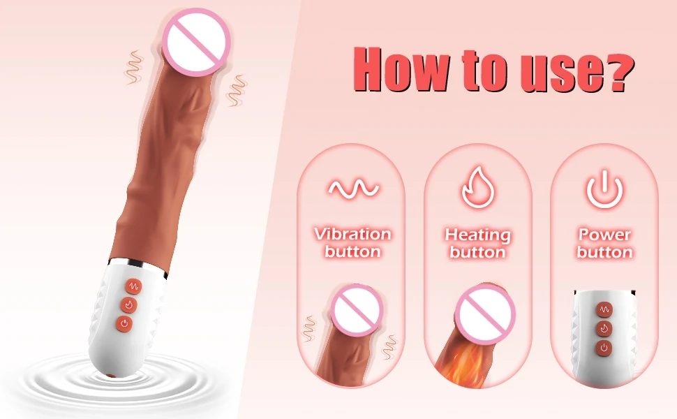 Heating Realistic Vibrator – 10 Vibration Modes, Lifelike Feel, Premium Intimate Experience 9 171858599