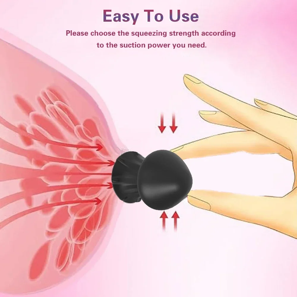 Mushroom Nipple Suckers – Adjustable Suction Strength Nipple Stimulator, Works on Clit, Breast Enhancement & Sensitivity Toy 2 Mushroom Nipple Suckers – Adjustable Suction Strength Nipple Stimulator, Works on Clit, Breast Enhancement & Sensitivity Toy 2