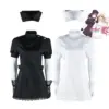 Sexy Nurse Cosplay Costume - Black White Slim Kitagawa Marin / Kuroe Shizuku Uniform with Hat, Gloves & Stockings 1