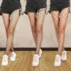 Black High-Waist Fishnet Pantyhose - Sexy Hollow-Out Long Tights for Women 7 Black High-Waist Fishnet Pantyhose - Sexy Hollow-Out Long Tights for Women 1