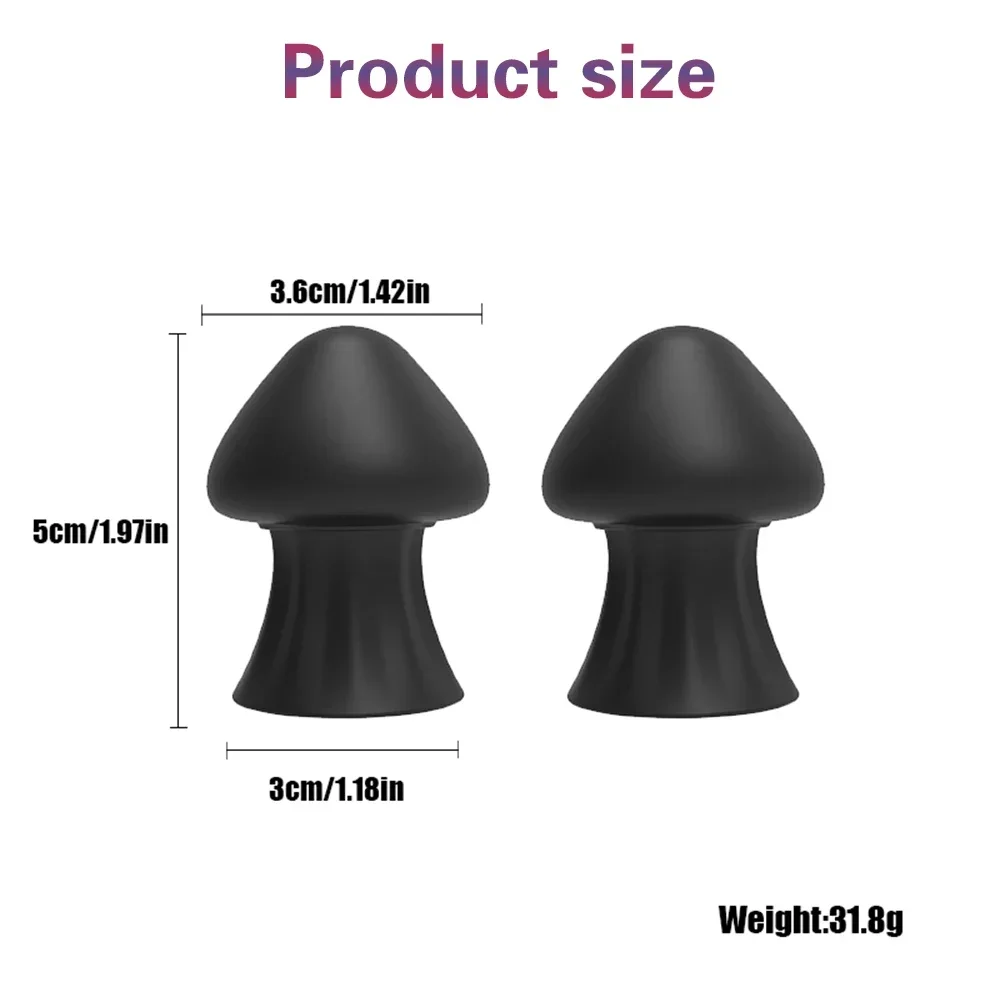 Mushroom Nipple Suckers – Adjustable Suction Strength Nipple Stimulator, Works on Clit, Breast Enhancement & Sensitivity Toy 3 Mushroom Nipple Suckers – Adjustable Suction Strength Nipple Stimulator, Works on Clit, Breast Enhancement & Sensitivity Toy 3