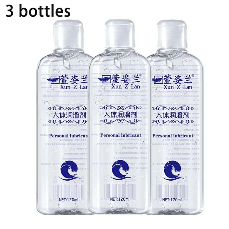 120ml Water-Based Lubricant ×3 Bottles – Clear, Odorless, Easy to Clean, Smooth Intimate Gel for Men & Women 16 4032134815