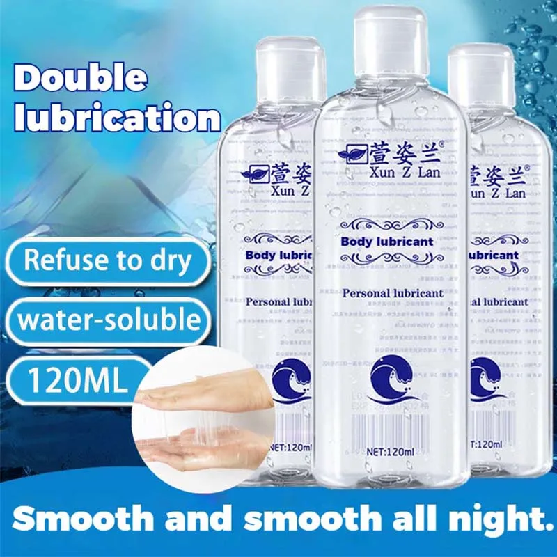 120ml Water-Based Lubricant ×3 Bottles – Clear, Odorless, Easy to Clean, Smooth Intimate Gel for Men & Women 9 4170896537