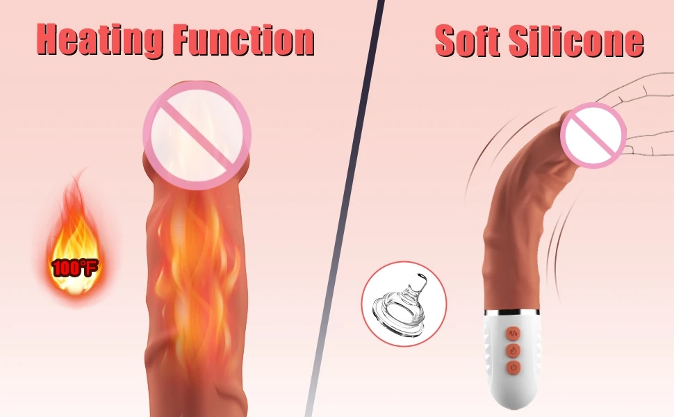 Heating Realistic Vibrator – 10 Vibration Modes, Lifelike Feel, Premium Intimate Experience 12 4215356450