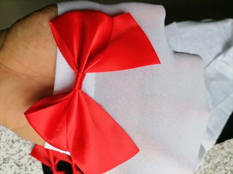 Pink Bow Stay-Up Thigh-High Stockings - Sweet Kawaii Sheer Silk Socks with Oversized Bows (White/Pink/Black) 5 Pink Bow Stay-Up Thigh-High Stockings - Sweet Kawaii Sheer Silk Socks with Oversized Bows (White/Pink/Black) 5