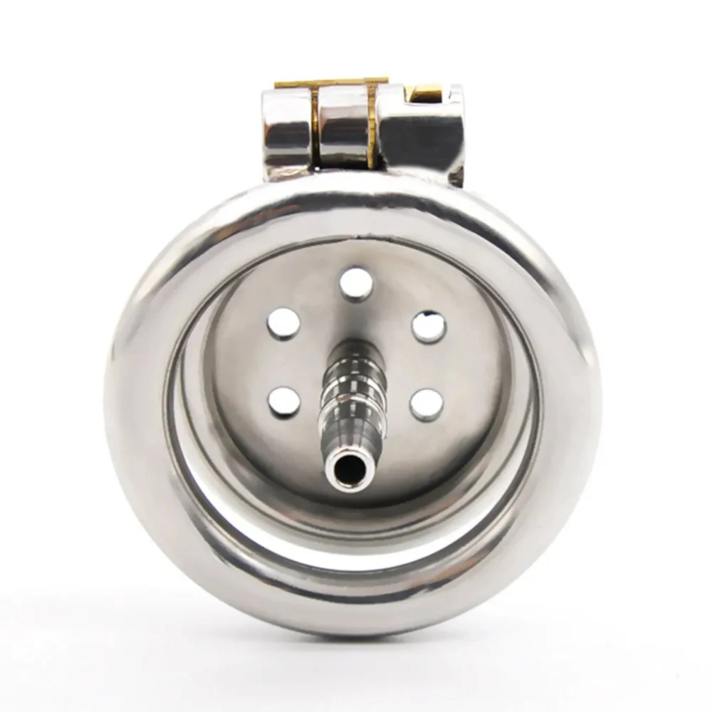 Ultra Mini Stainless Steel Chastity Cage – 35mm Micro Cage with Multi-Hole Ventilation, Tight-Fitting Male Chastity Device 16 69728884