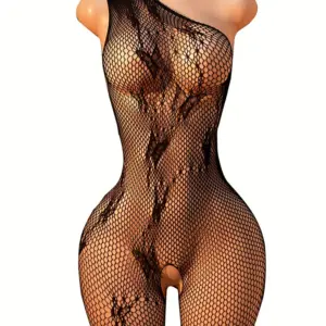 Women’s Stretch Fishnet Bodystocking | Comfort Sheer Full Body Lingerie 1