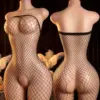 Plus Size High Waist Open Crotch Fishnet Bodystocking – Sexy Mesh Lingerie Tights 7 Plus Size High Waist Open Crotch Fishnet Bodystocking – Sexy Mesh Lingerie Tights 3