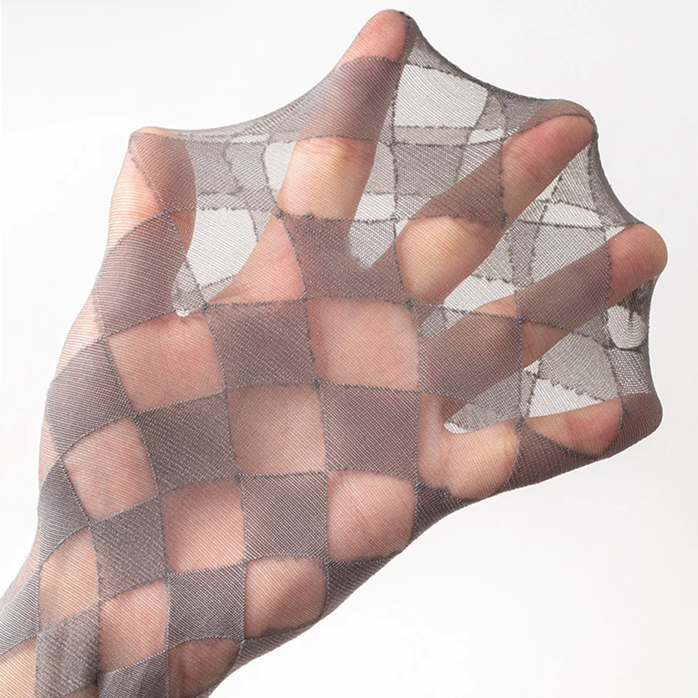 Diamond Pattern Sheer Calf Socks – JK British Style Knee High Tights 18 871096288