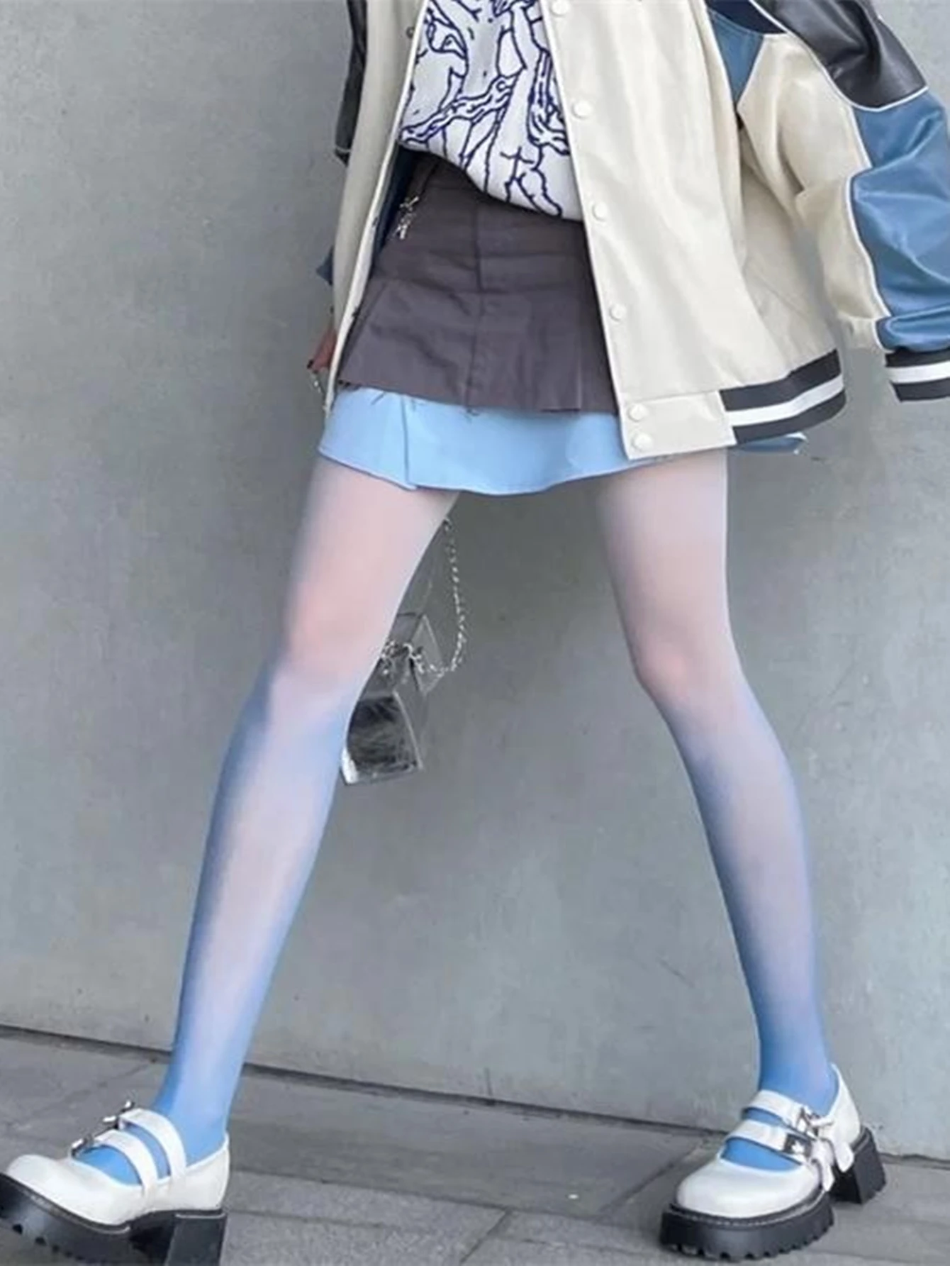 Sexy Gradient Sheer Pantyhose – Candy Color Lolita Summer Tights 14 891721478